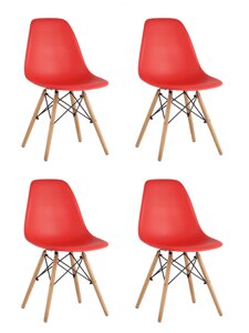 Стул Stool Group DSW (4 шт.) Красный