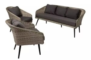 Комплект плетеной мебели Neva Garden диван и два кресла (KWA)