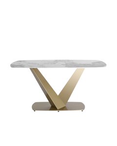 Стол обеденный Stool Group Аврора 160*90 Керамика светлая