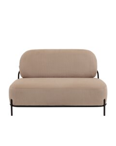 Диван STOOL GROUP Стоун велюр рельефный бежевый
