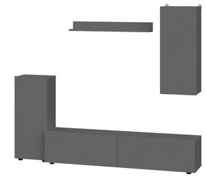 Мебель для гостиной SV-мебель МГС 10 Графит серый