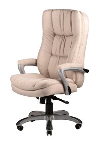 Кресло руководителя Авокадо (ткань беж/пластик) ИМ