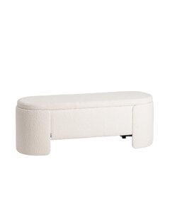 Банкетка STOOL GROUP Taks с местом для хранения букле белый