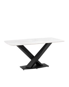 Стол обеденный STOOL GROUP Belle 160х90 белый мрамор