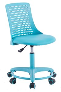 Кресло детское компьютерное «Кидди» (KIDDY) голубой ткань TCH