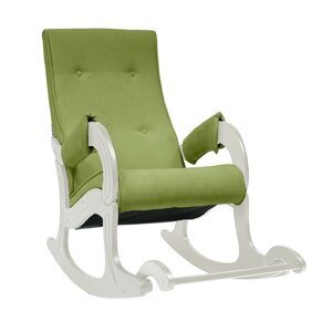 Кресло-качалка Модель 707 (дуб шампань/Verona Apple green)