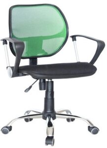 Кресло для персонала Марс РС-900 хром (зеленый) ДК