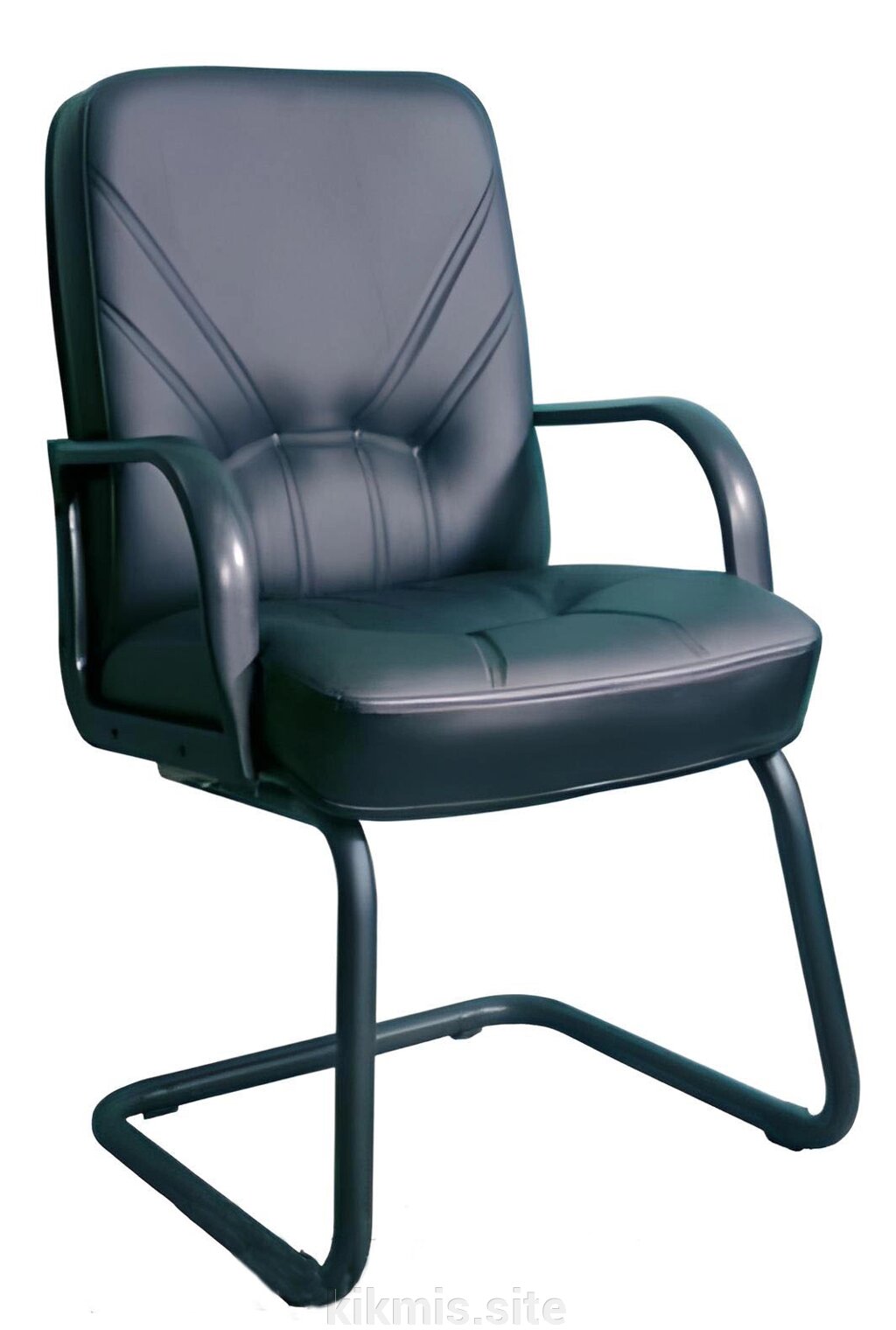 Кресло для посетителей  Менеджер Стандарт конференц короткий (чёрн) ДК - распродажа