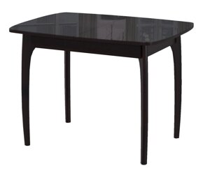 Стол обеденный DL М15 венге/стекло черное