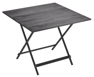 Стол складной дачный Калифорния Лаундж квадро Серый