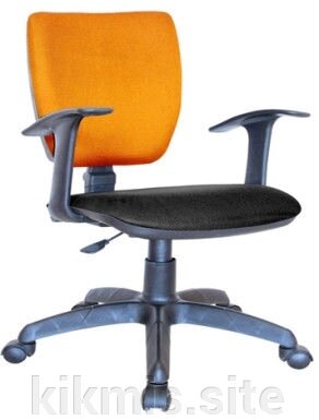 Кресло для персонала Нота Т (оранжевый-чёрный) ДК - наличие