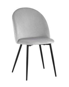 Стул STOOL GROUP Lilly Велюр серебристый