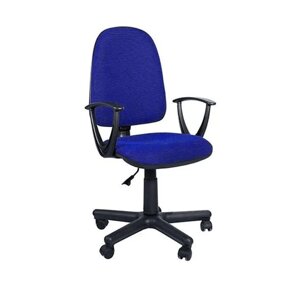 Кресло для персонала Престиж (Prestige) ткань синий