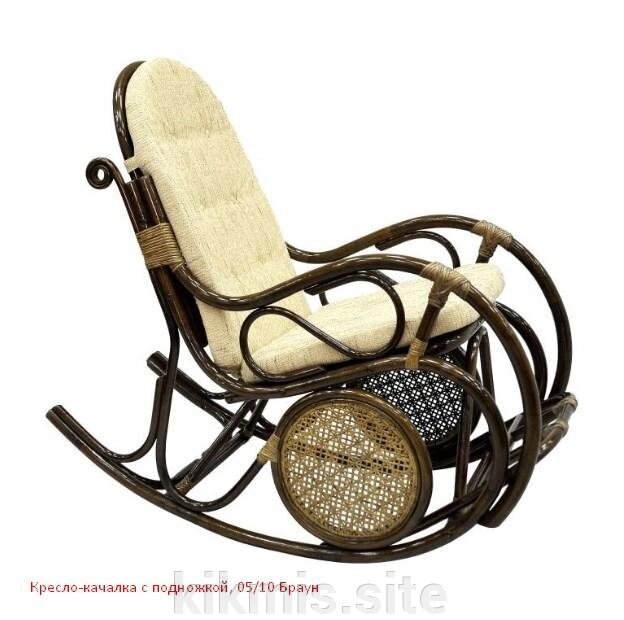 Кресло-качалка с подножкой, 05/10 Браун RH - заказать