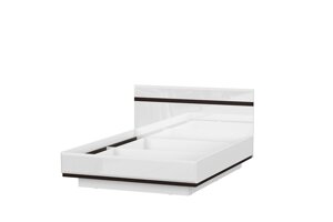 Кровать двойная универсальная SV-Мебель Соло 1,6*2,0 Белый/Венге/Белый глянец/Венге