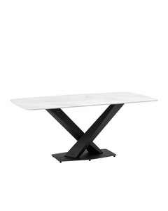 Стол обеденный STOOL GROUP Belle 180х90 белый мрамор