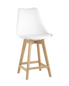 Стул полубарный Stool Group FRANKFURT Белый