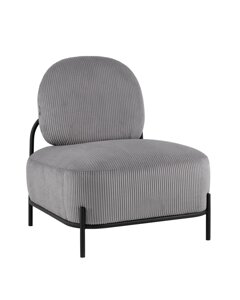Кресло STOOL GROUP Стоун велюр рельефный светло-серый