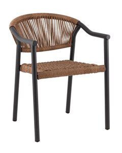 Стул STOOL GROUP Syna светло-коричневый, серые ножки