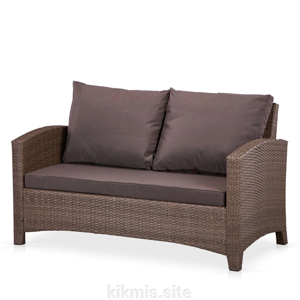 Плетеный диван S58A-W773 Brown от компании Интернет - магазин Kikmis - фото 1