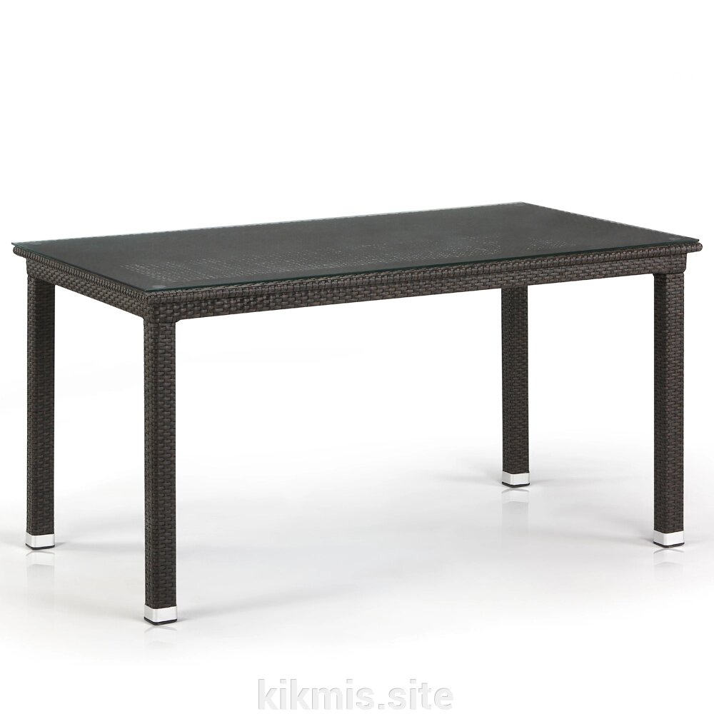 Плетеный стол T256A-W53-140x80 Brown от компании Интернет - магазин Kikmis - фото 1