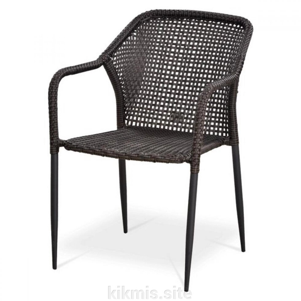 Плетеный стул Y35-W2390 Brown от компании Интернет - магазин Kikmis - фото 1