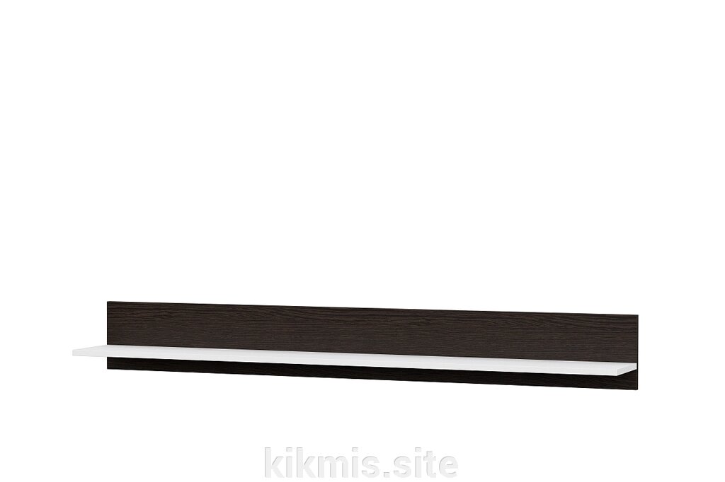 Полка навесная SV-мебель Модульная система Соло Белый/Венге от компании Интернет - магазин Kikmis - фото 1