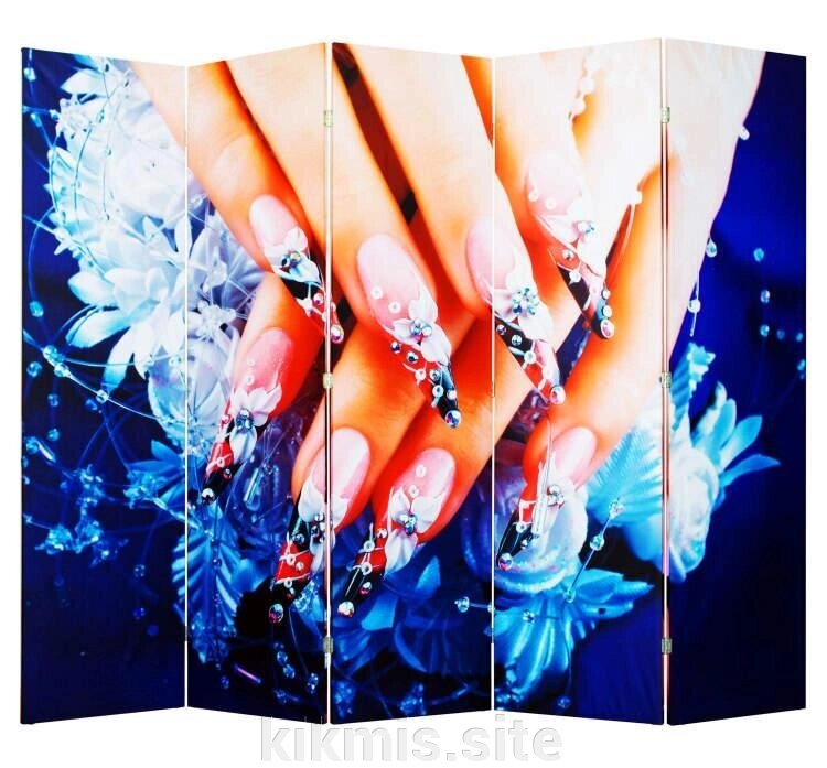 Ширма для салона красоты Nurian 1106 "Beauty Nail" двухсторонняя от компании Интернет - магазин Kikmis - фото 1