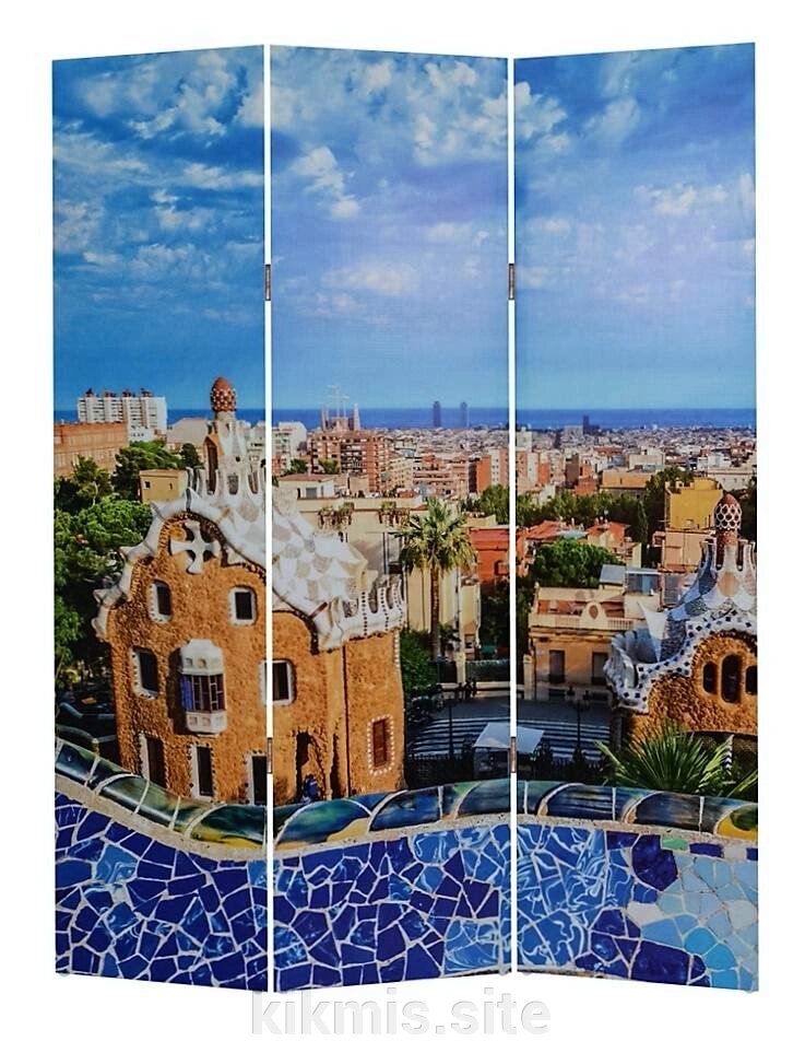 Ширма Nurian 1405 "Барселона" двухсторонняя от компании Интернет - магазин Kikmis - фото 1
