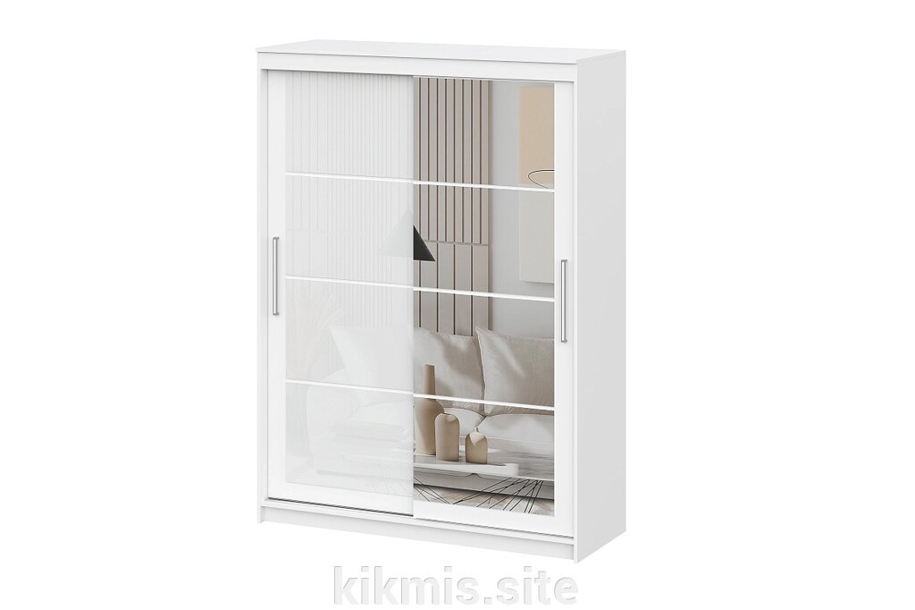 Шкаф-купе SV-мебель ШКП 3 (1,6) Серия 2 Белый текстурный от компании Интернет - магазин Kikmis - фото 1