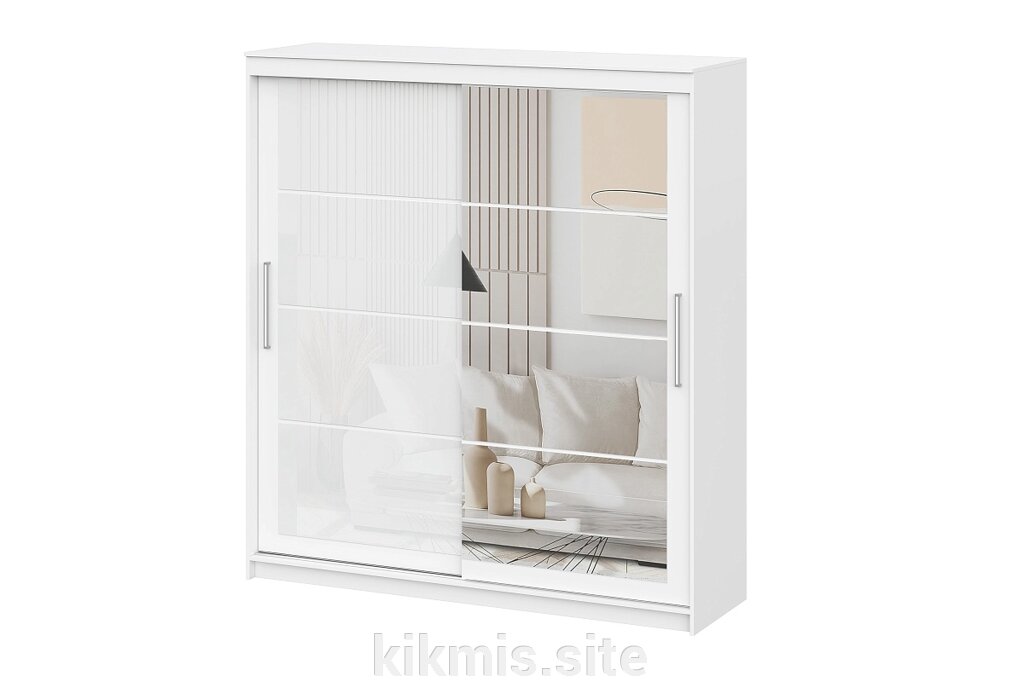 Шкаф-купе SV-мебель ШКП 3 (2,0) Серия 2 Белый текстурный от компании Интернет - магазин Kikmis - фото 1
