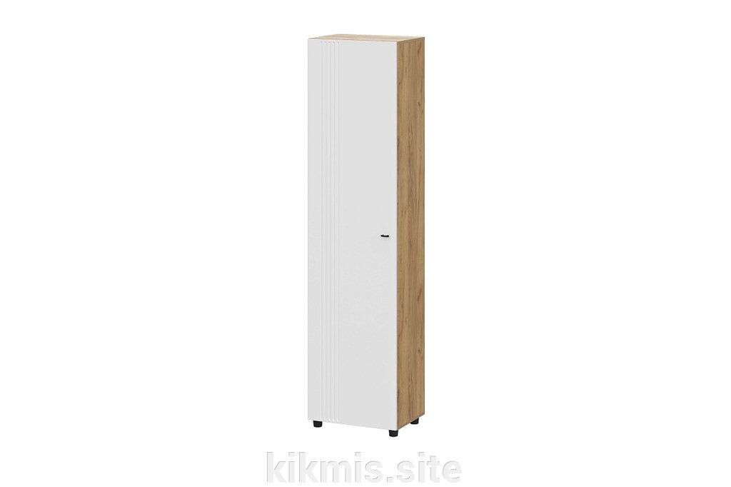 Шкаф одностворчатый SV-мебель Модульная система Милан Дуб Золотой/Белый Матовый от компании Интернет - магазин Kikmis - фото 1
