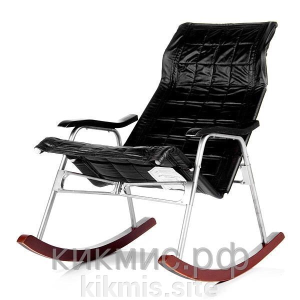 Складное кресло-качалка Белтех черное от компании Интернет - магазин Kikmis - фото 1