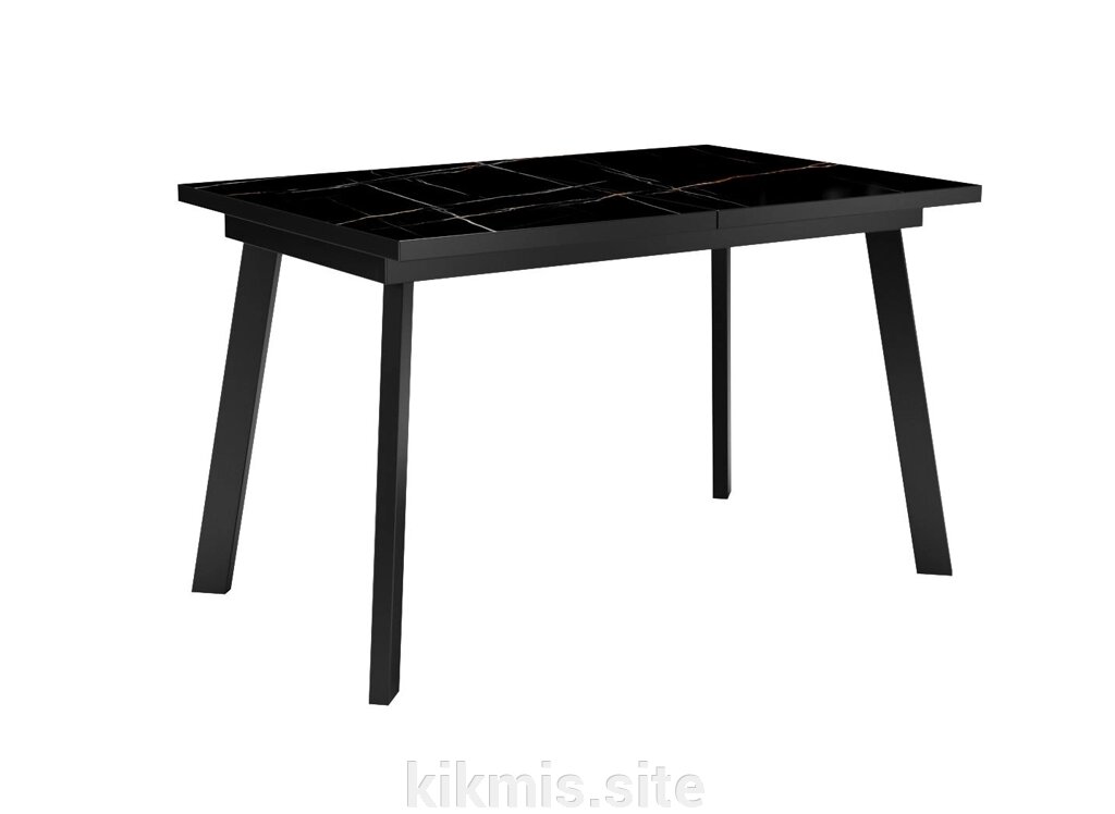 Стол DikLine HBS120 мрамор черный/опоры черные от компании Интернет - магазин Kikmis - фото 1