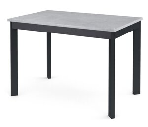 Стол dikline L110 бетон (лдсп EGGER)/опоры черный