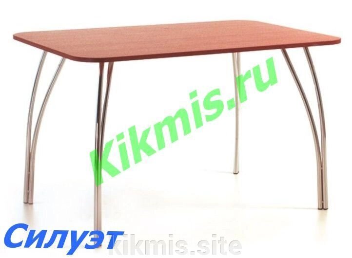 Стол для кафе Силуэт хром 120х80/ЛДСП 18мм от компании Интернет - магазин Kikmis - фото 1