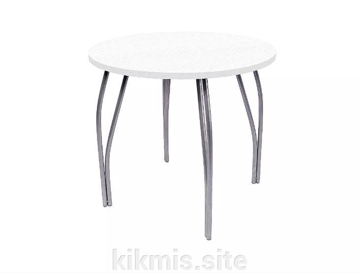 Стол для кафе ВТ 11 круглый d 83 ЛДСП 22 мм белый от компании Интернет - магазин Kikmis - фото 1