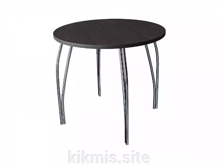 Стол для кафе ВТ круглый d 83 ЛДСП 22 мм венге от компании Интернет - магазин Kikmis - фото 1