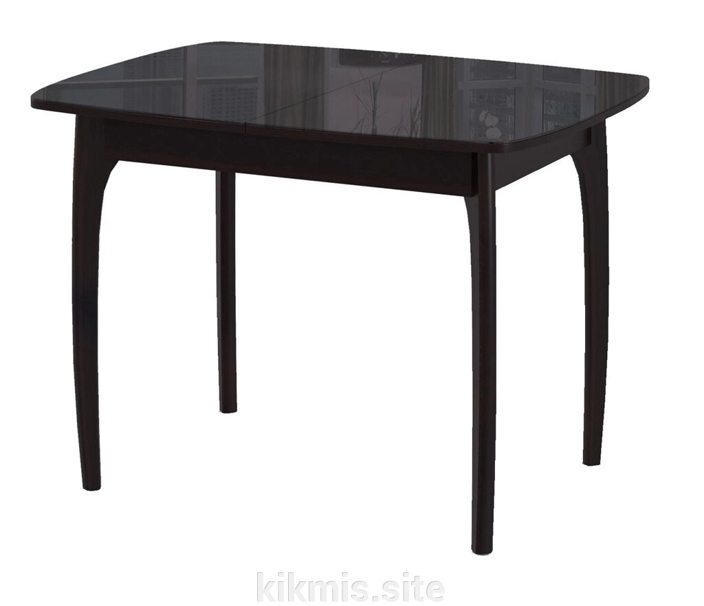 Стол обеденный DL М15 венге/стекло черное от компании Интернет - магазин Kikmis - фото 1