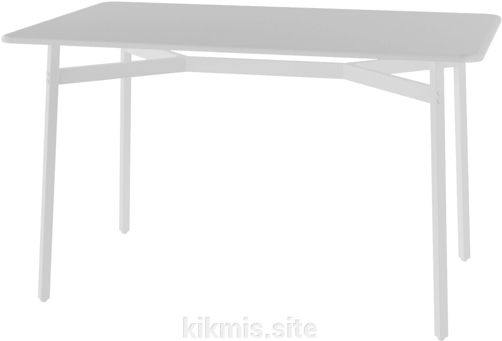 Стол обеденный Кросс белый/белый от компании Интернет - магазин Kikmis - фото 1