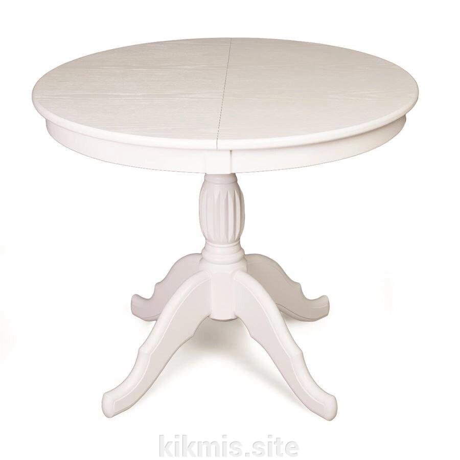 Стол обеденный Лилия-0090 белая эмаль от компании Интернет - магазин Kikmis - фото 1
