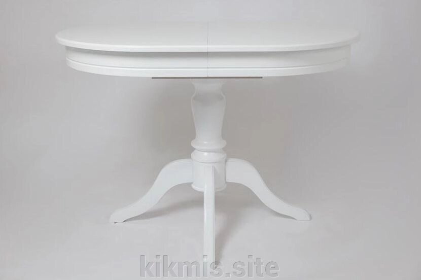 Стол обеденный овальный "Капелла" (белый/шпон бука) RB от компании Интернет - магазин Kikmis - фото 1