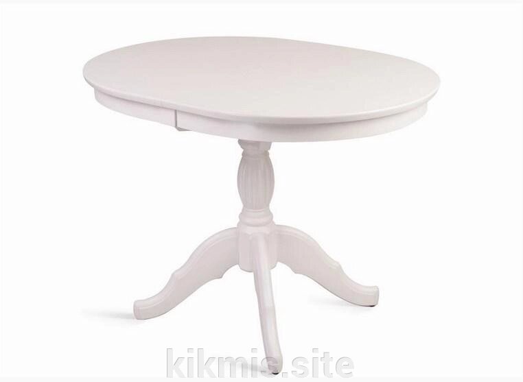 Стол обеденный овальный Лилия (1100х80х76) белая эмаль RB от компании Интернет - магазин Kikmis - фото 1