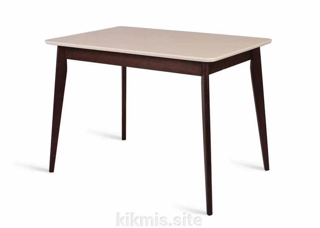 Стол обеденный прямоугольный Рэй-1030 (69х102(137) х74 см темный тон/слоновая кость 9001) RB от компании Интернет - магазин Kikmis - фото 1
