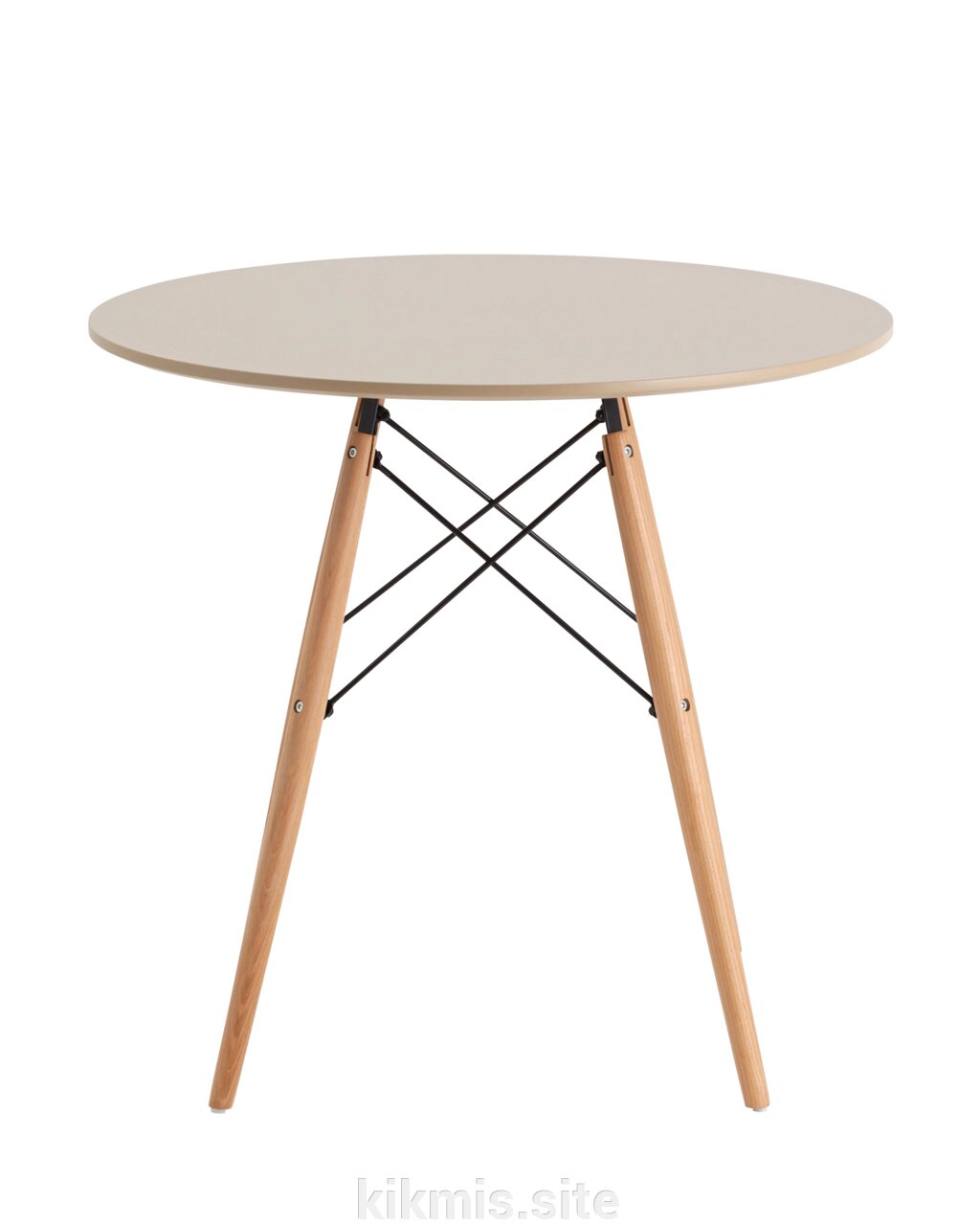 Стол STOOL GROUP Eames DSW NEW D80 бежевый от компании Интернет - магазин Kikmis - фото 1