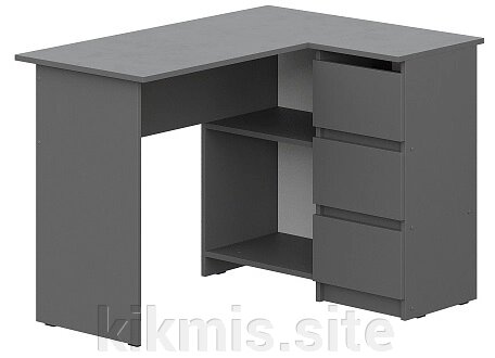 Стол угловой SV-мебель Денвер Графит серый от компании Интернет - магазин Kikmis - фото 1