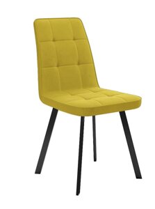 Стул DikLine 207 B16 YELLOW /ножки черный