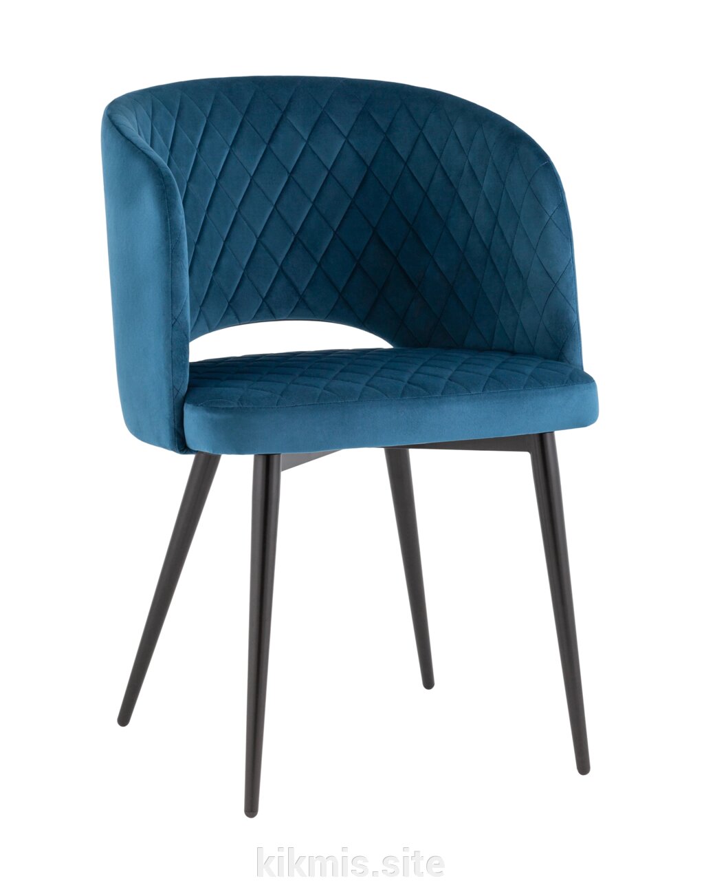 Стул-кресло STOOL GROUP Дарелл Велюр синий от компании Интернет - магазин Kikmis - фото 1