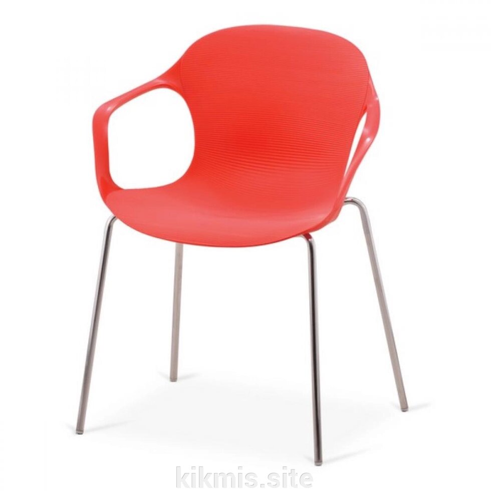 Стул пластиковый XRB-078-BR Red от компании Интернет - магазин Kikmis - фото 1