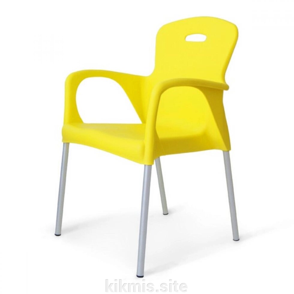 Стул пластиковый XRF-065-BY Yellow от компании Интернет - магазин Kikmis - фото 1